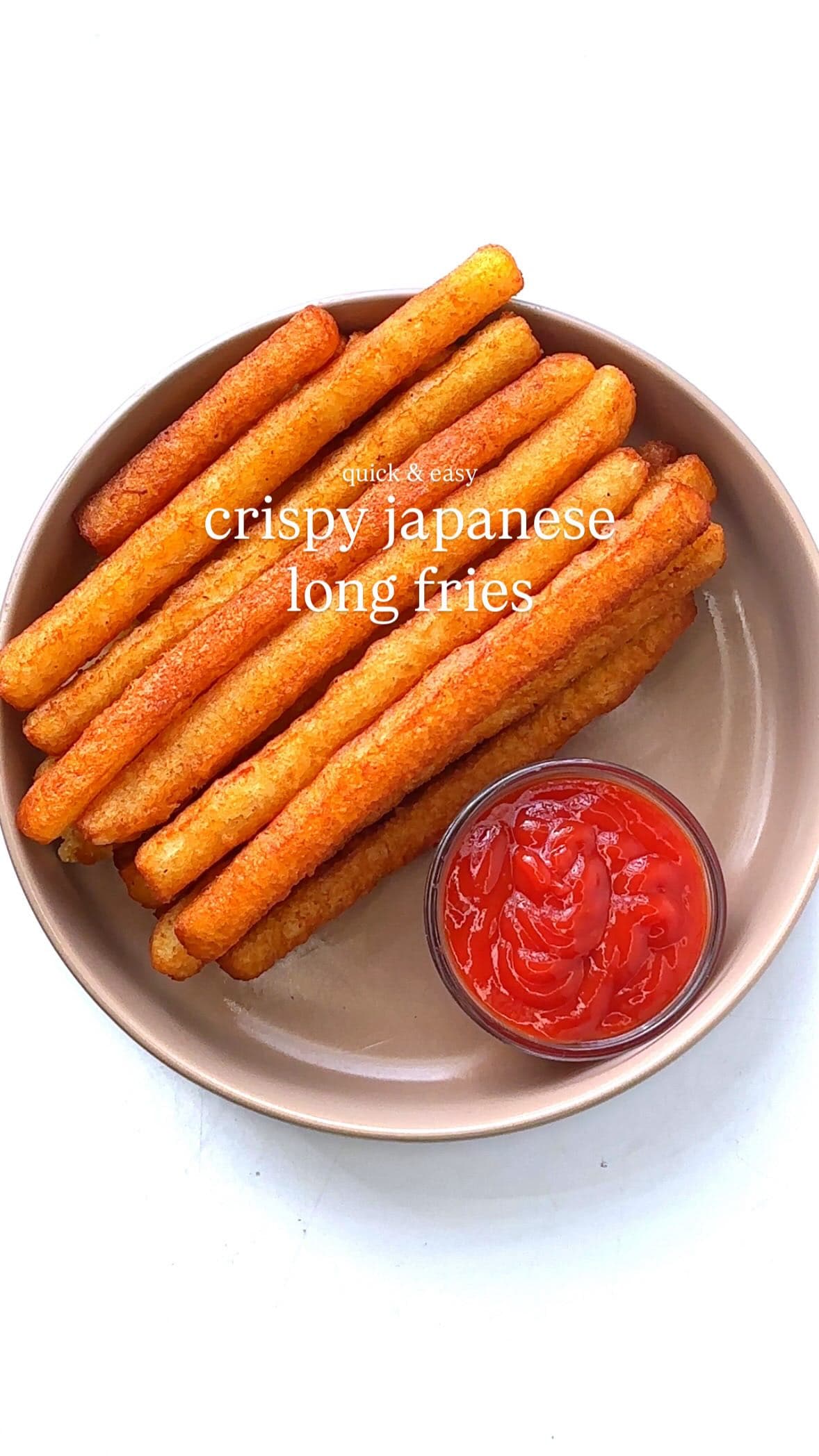 Frites japonaises extra croustillantes