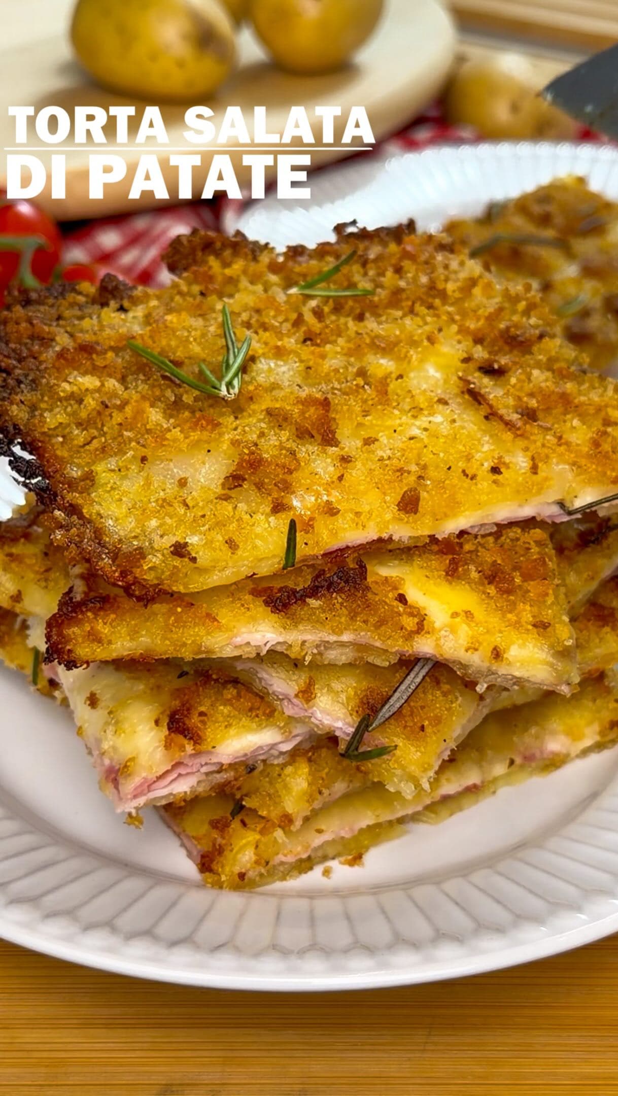 Torta Salata di Patate 5 Ingredienti