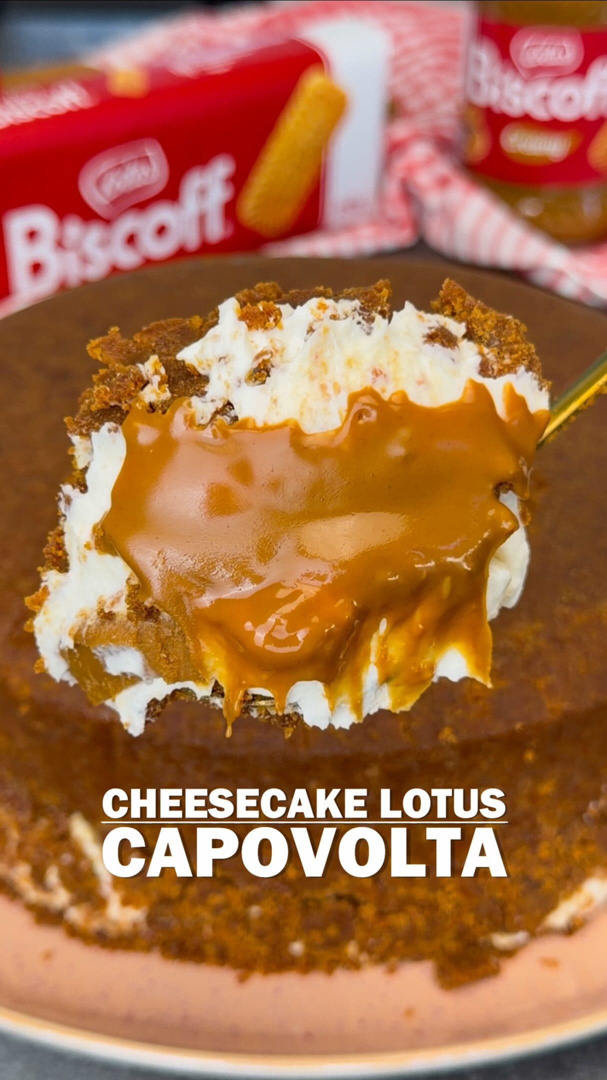 Cheesecake Lotus Capovolta