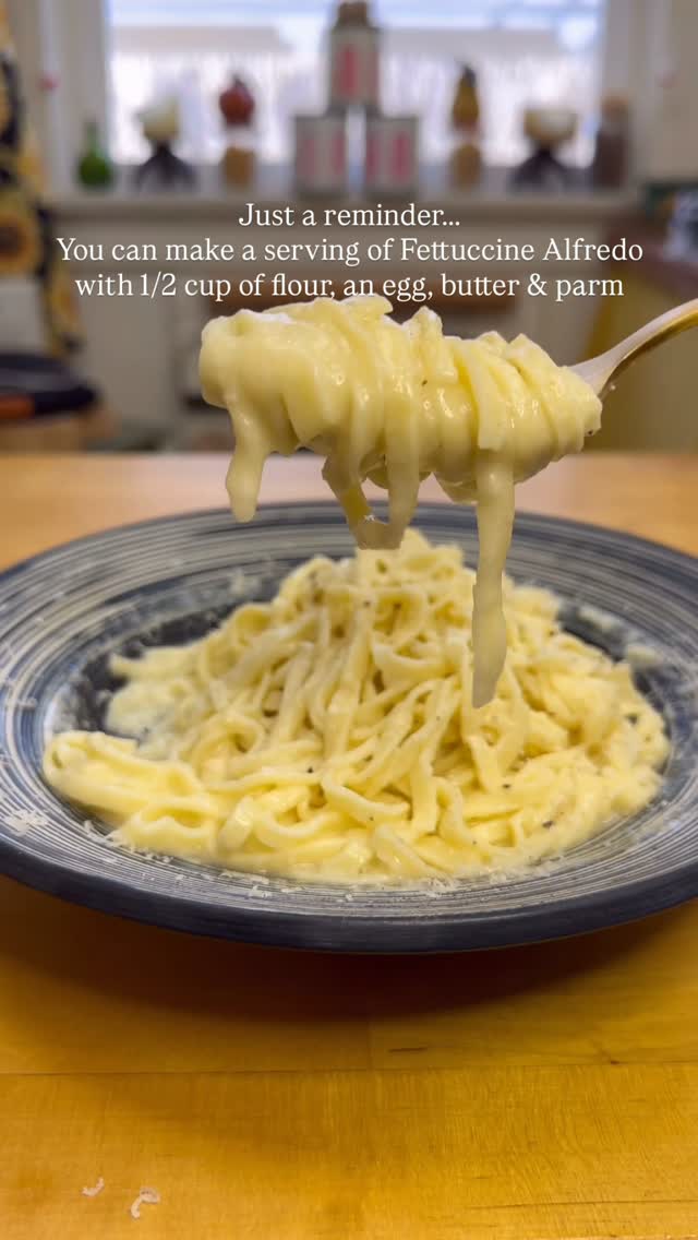 Homemade Fettuccine Alfredo