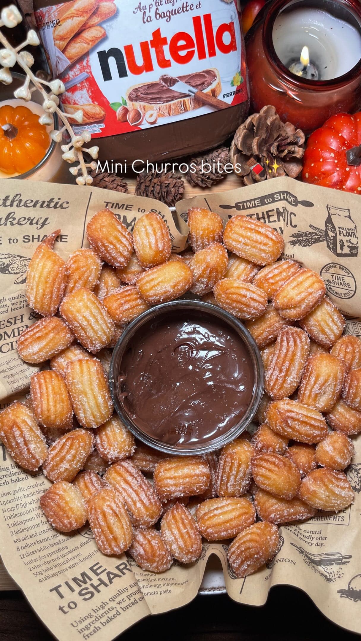 Mini Churros Bites