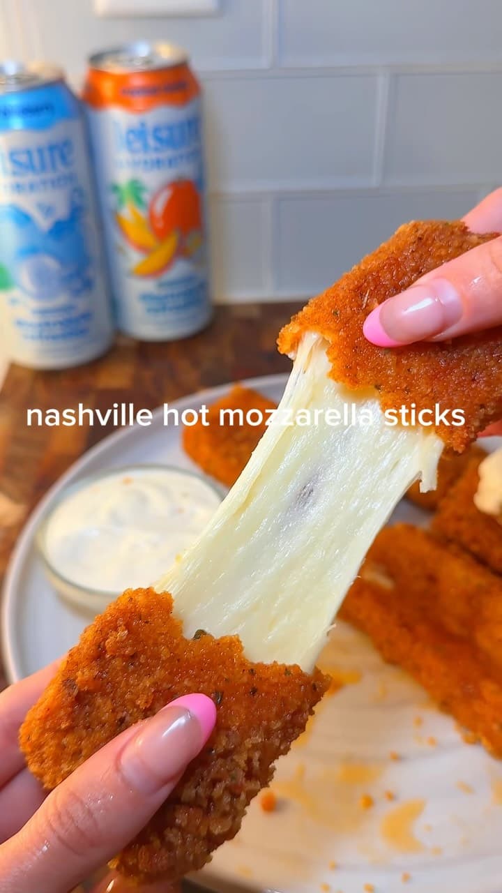 Nashville Hot Mozzarella Sticks