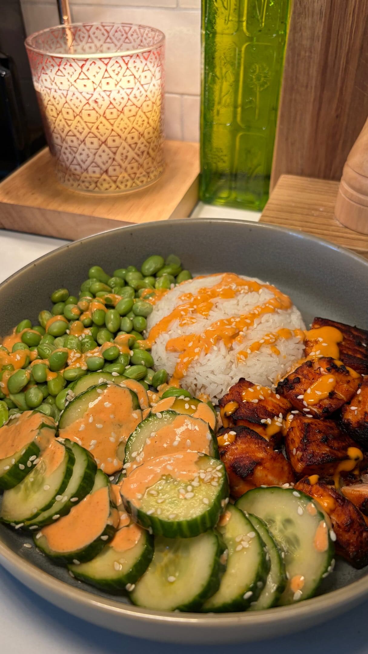 Lachsbowls