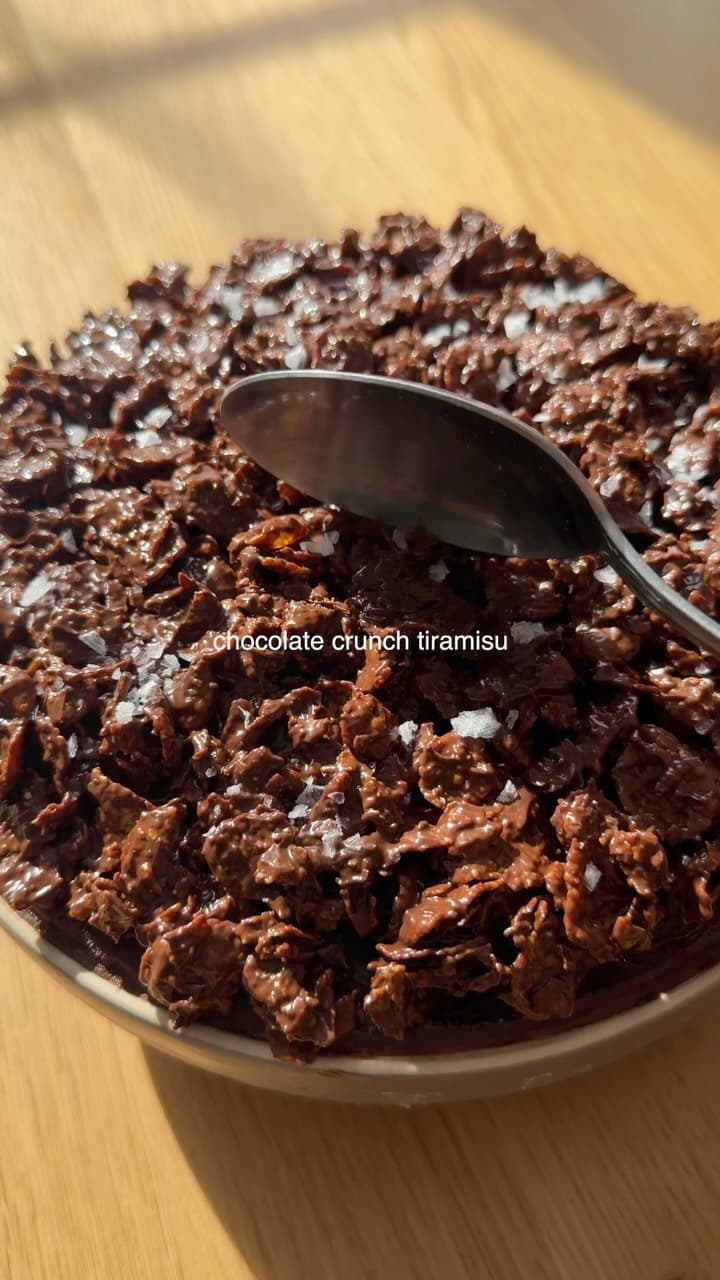 Chocolate Crunch Tiramisu
