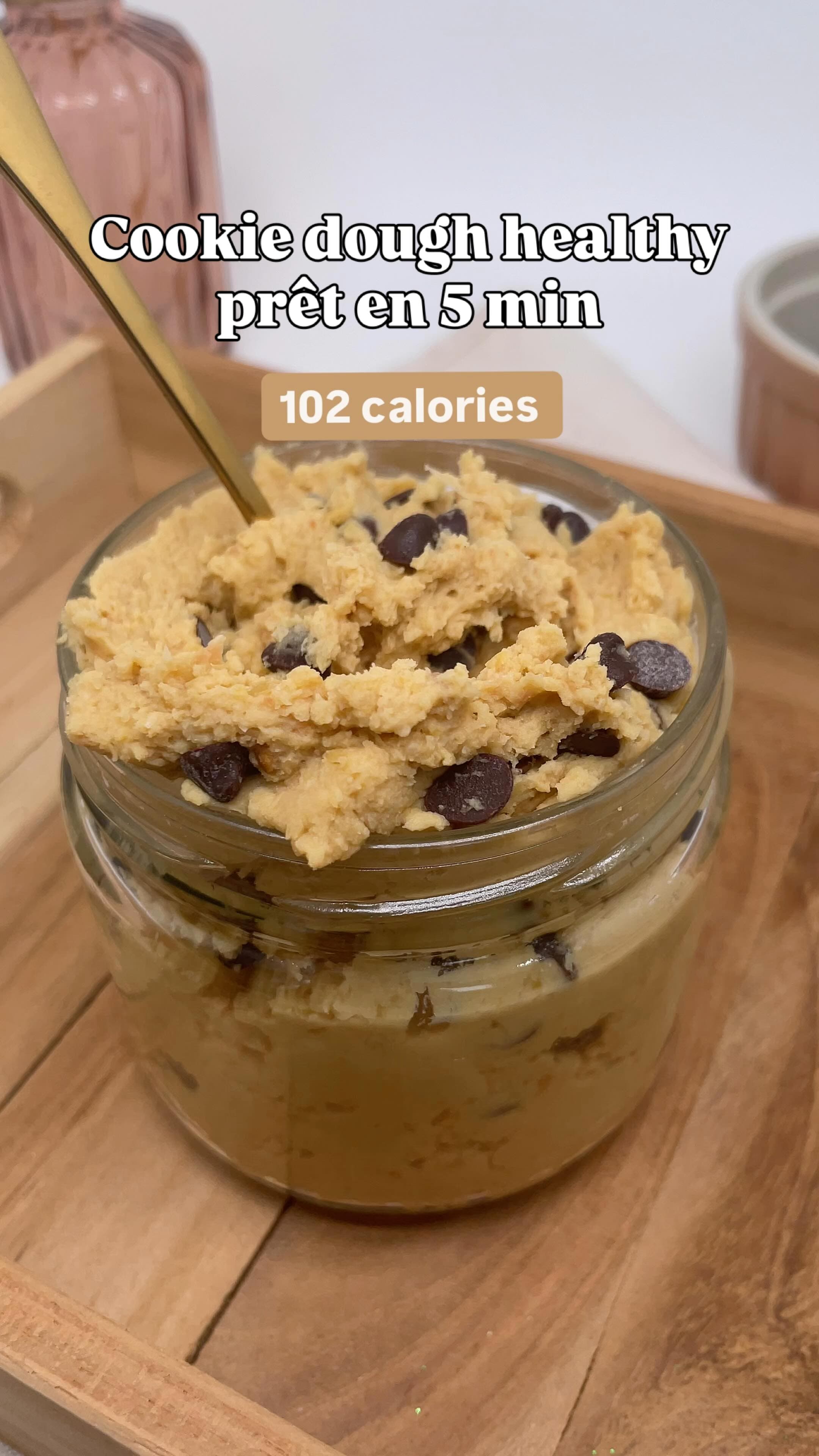 Pâte à cookie crue healthy