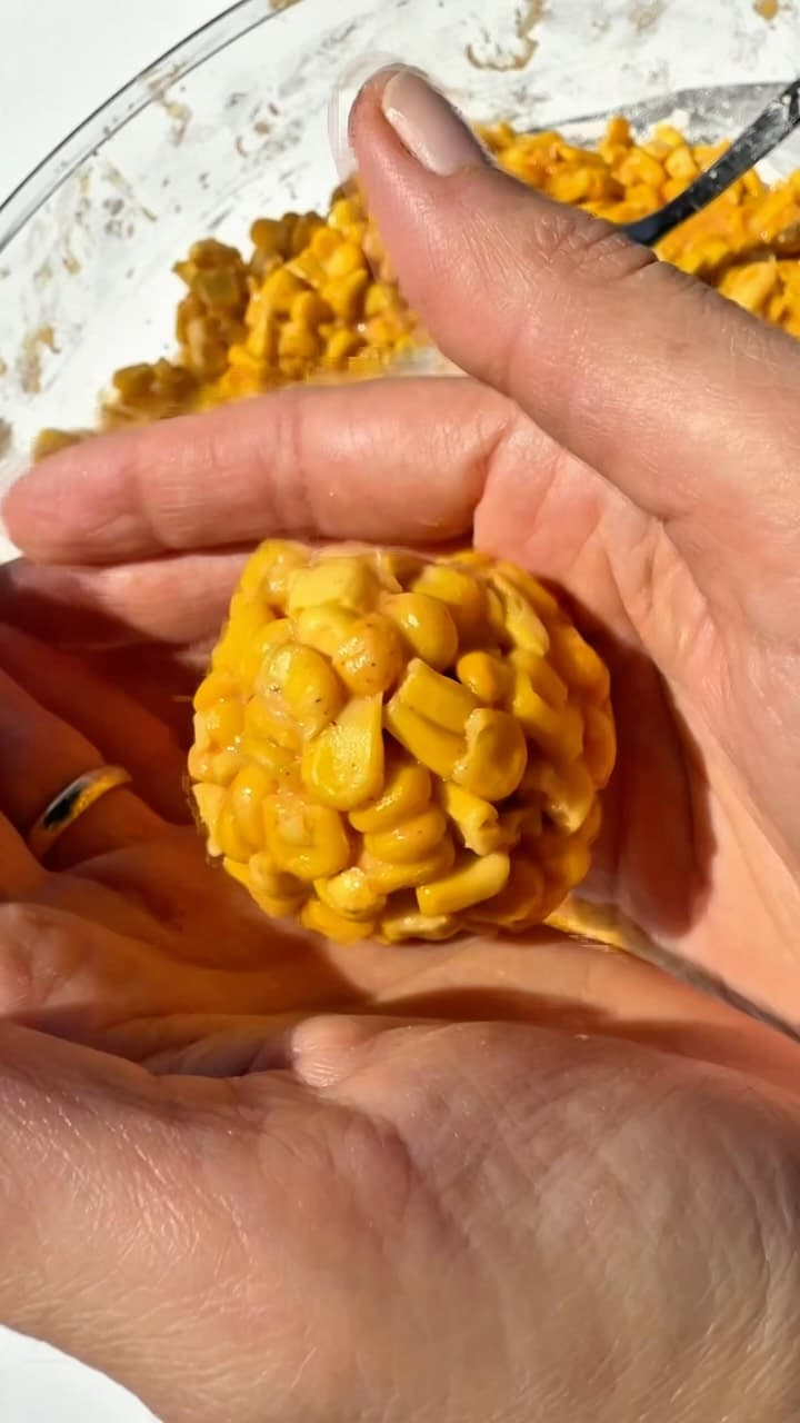 Crispy Cheesy Corn Balls