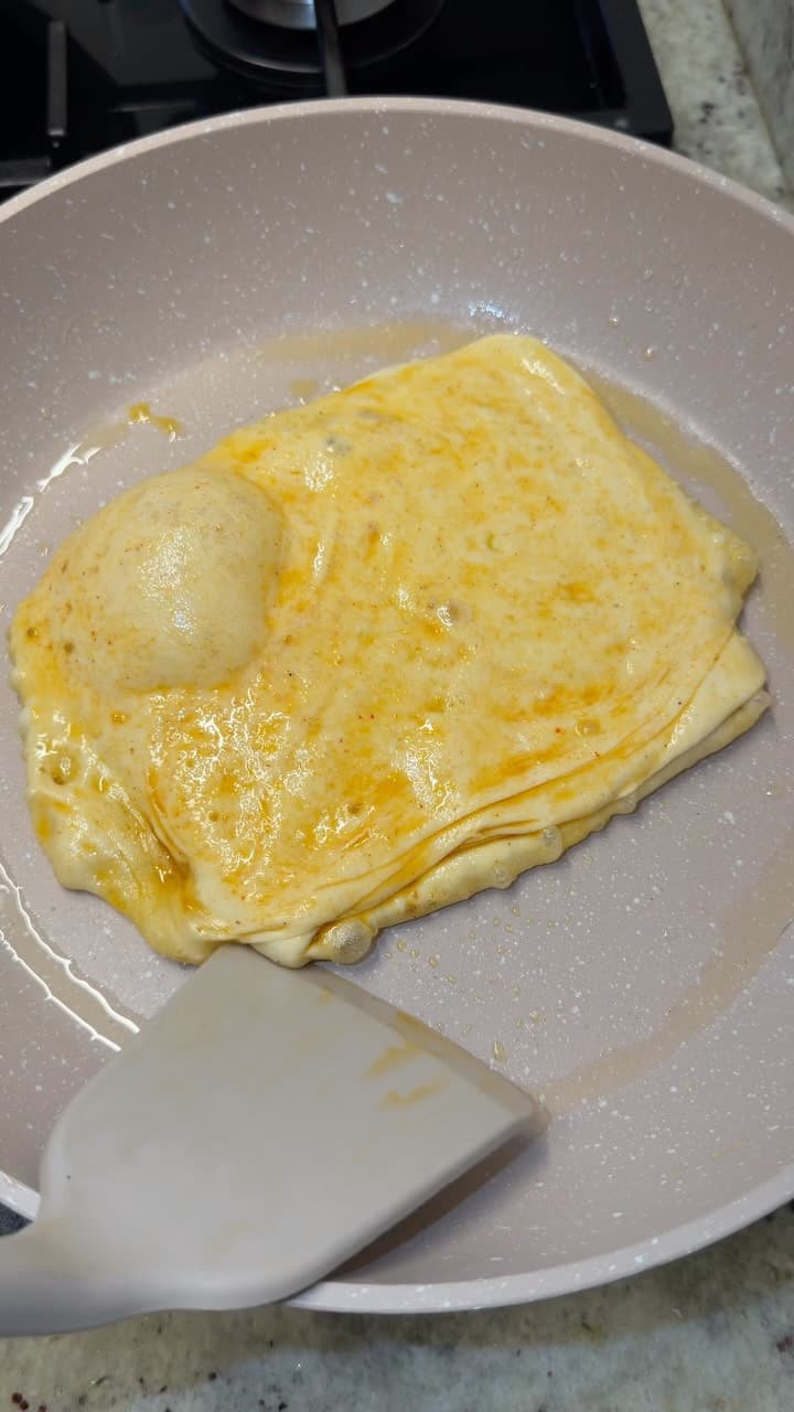 Msamen marroquí relleno