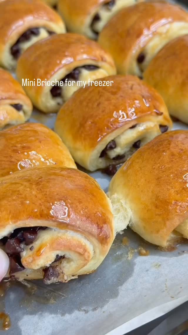 Mini brioche al cioccolato