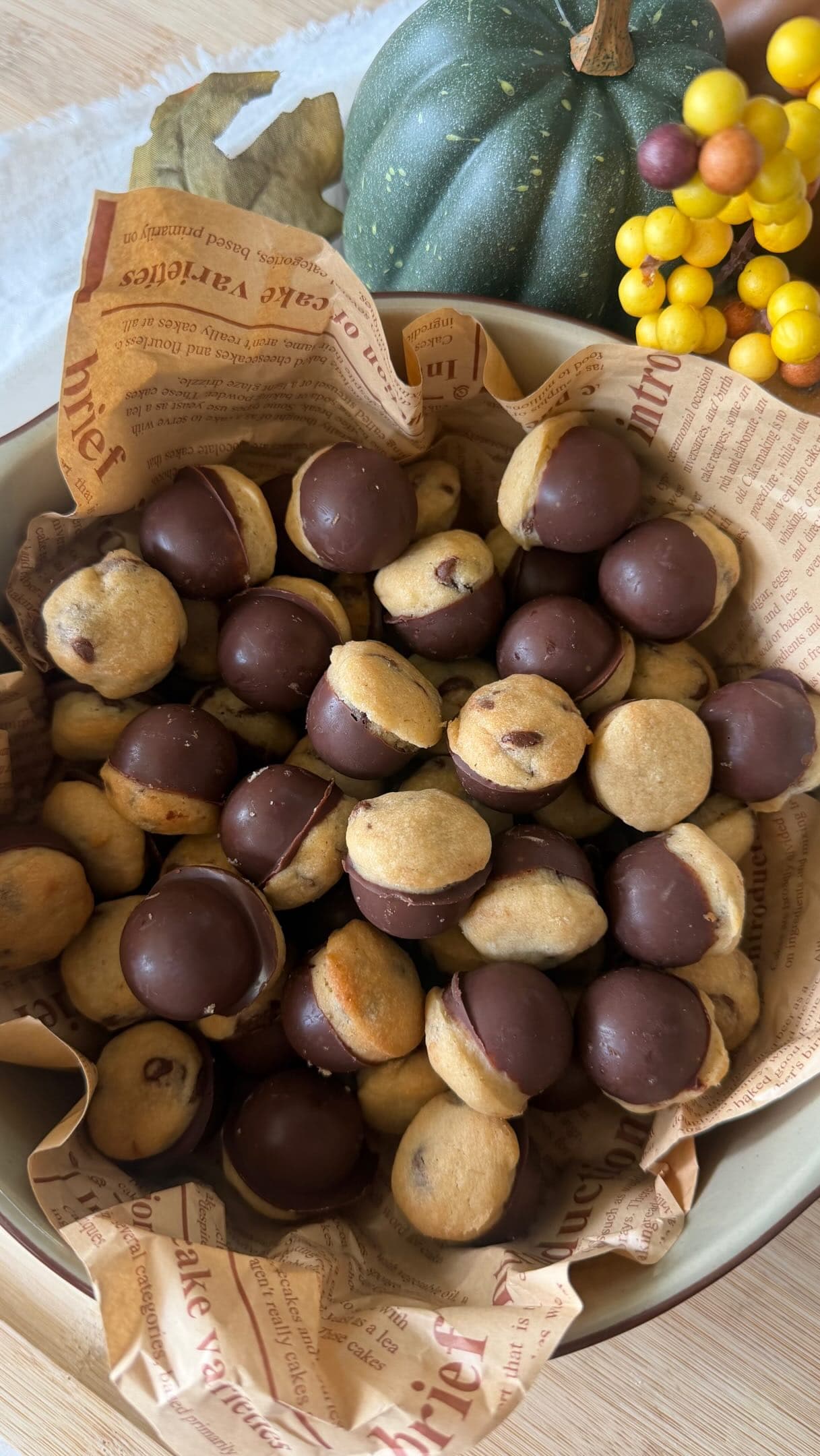 Chocolate Chip Cookie Balls