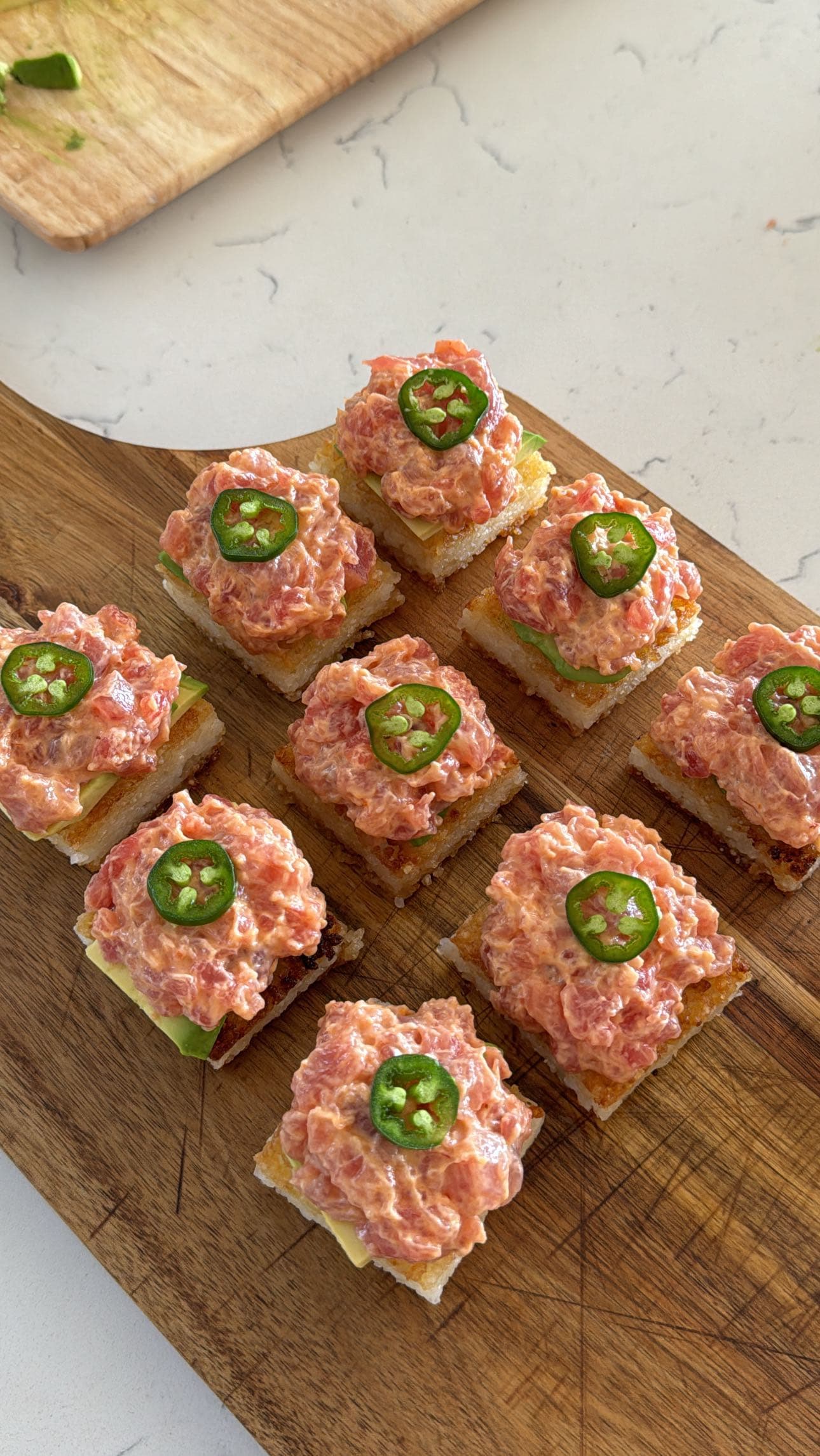 Crispy Tuna Rice Bites