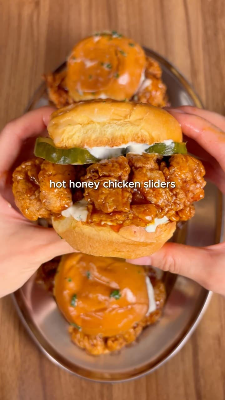 Hot Honey Chicken Sliders