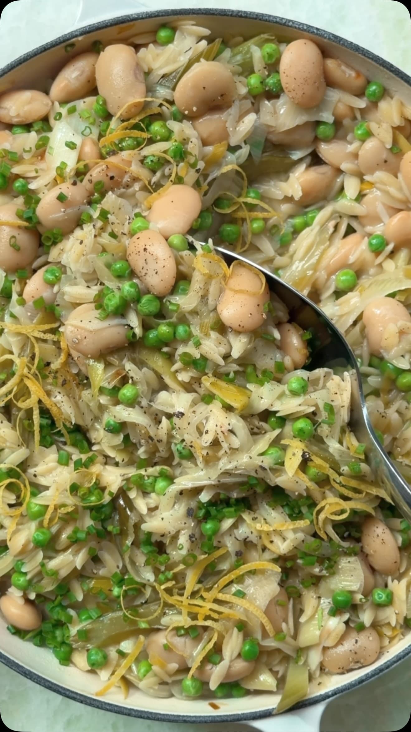 ULTIMATE Lauch & Butterbohnen Orzo