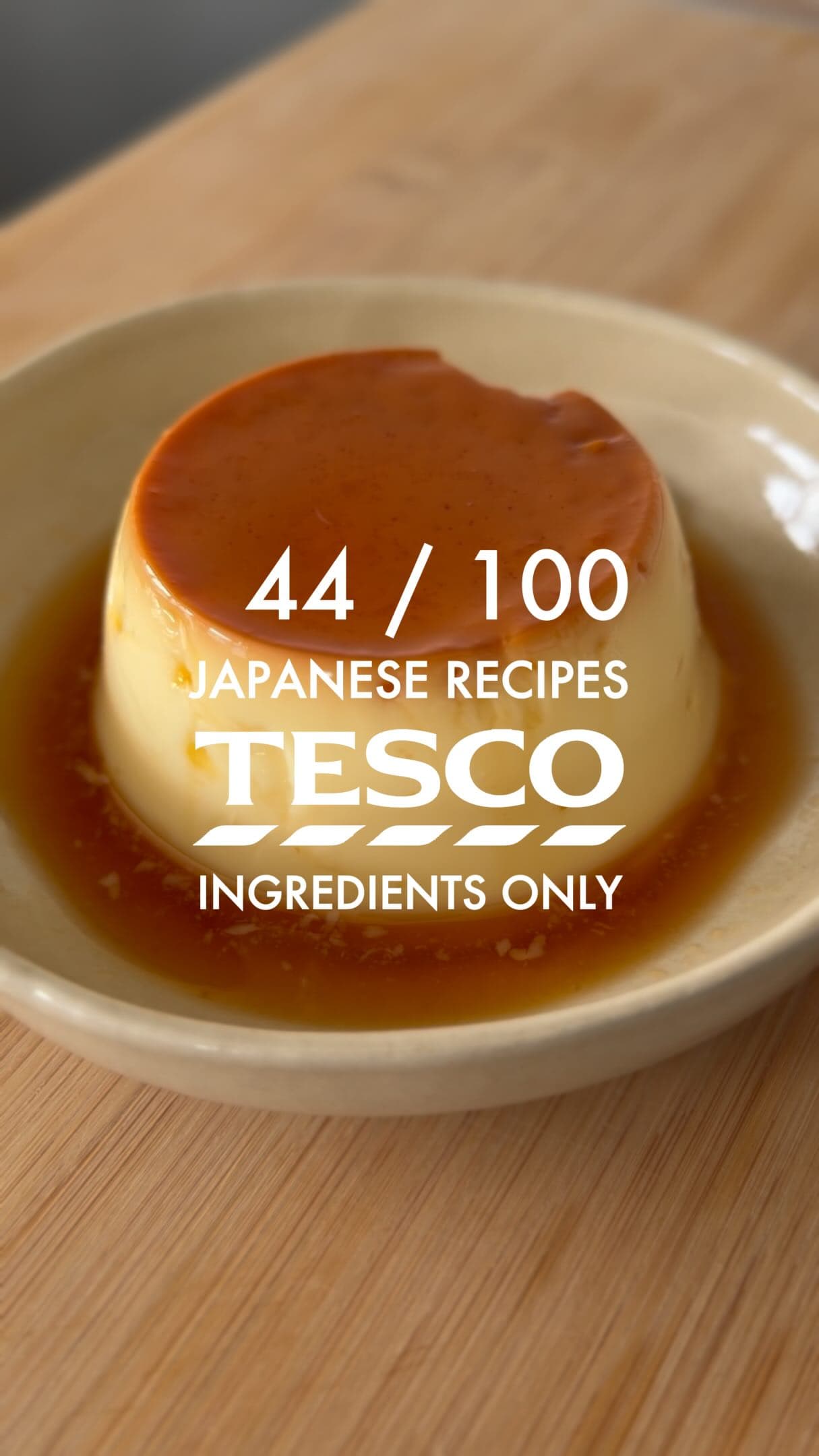Purin (Japanese Custard Pudding)