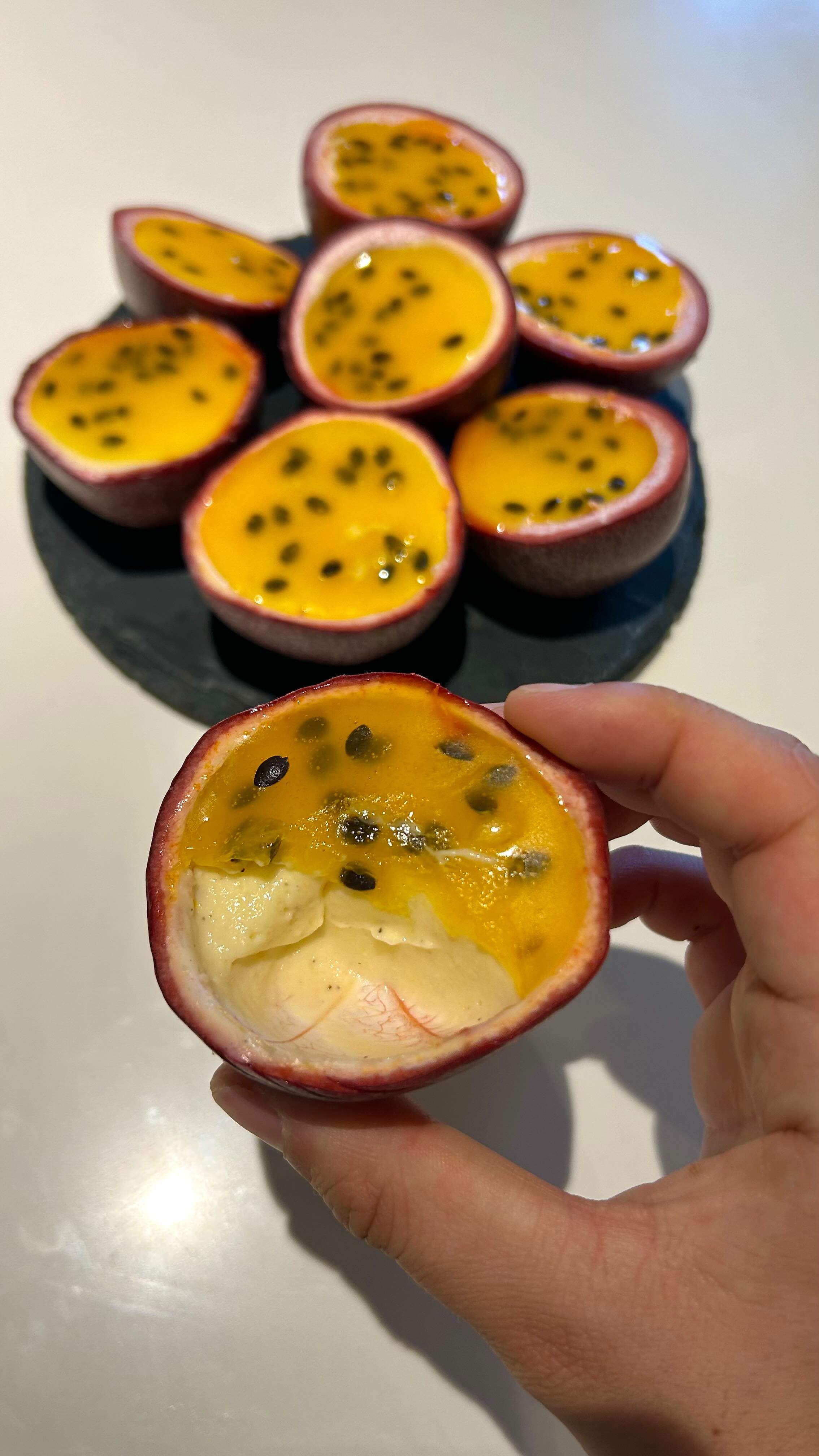 Crème à la passion