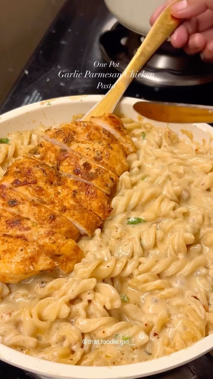 Poulet Alfredo au Parmesan