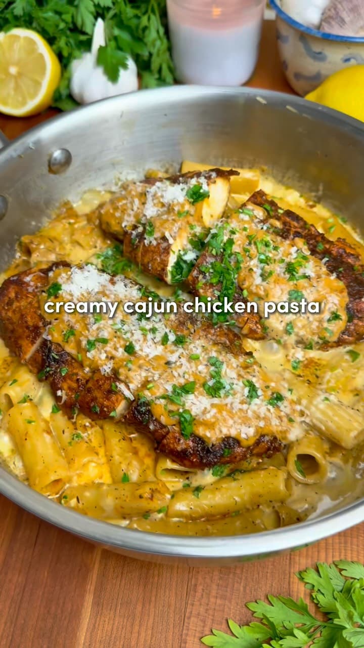 Creamy Cajun Chicken Pasta