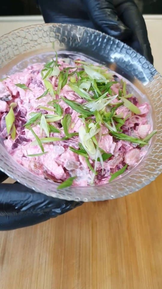 Beet and Chicken Salad