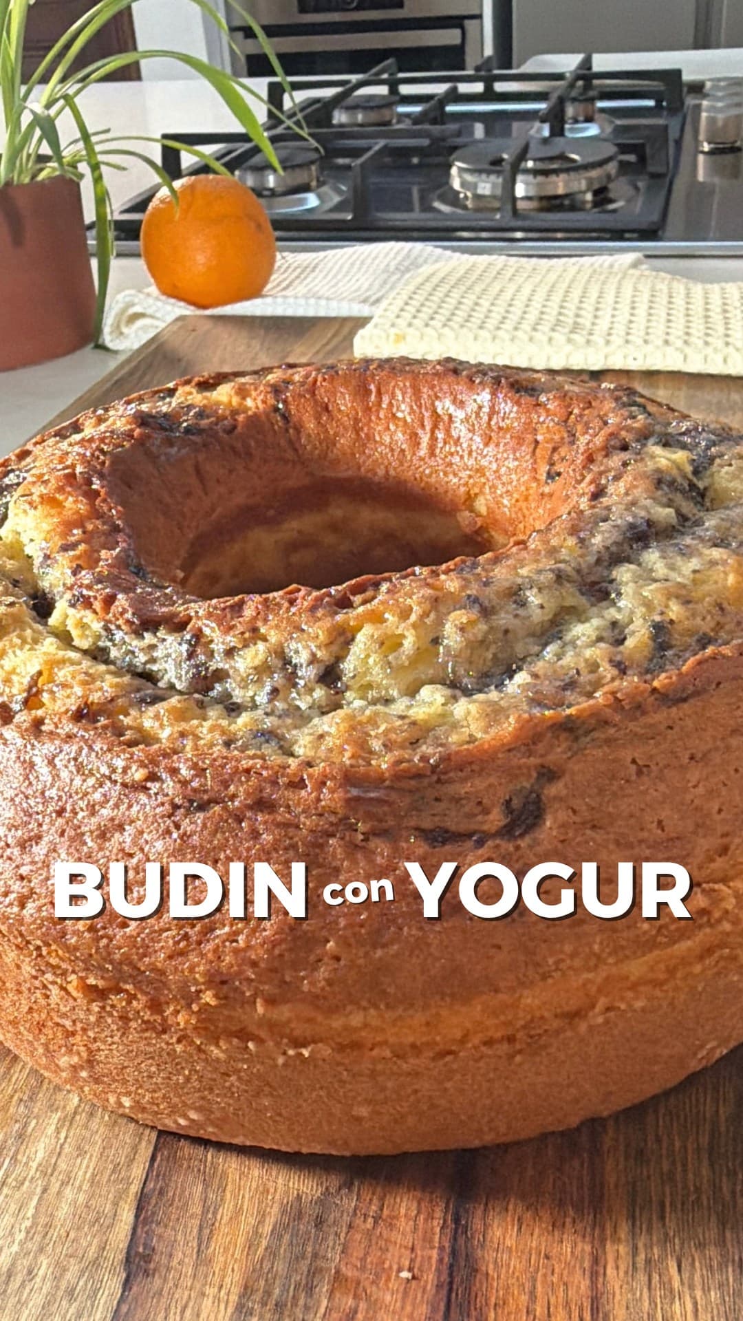 Budín de yogur griego