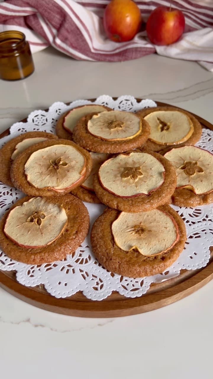Apple Molasses Fall Cookies