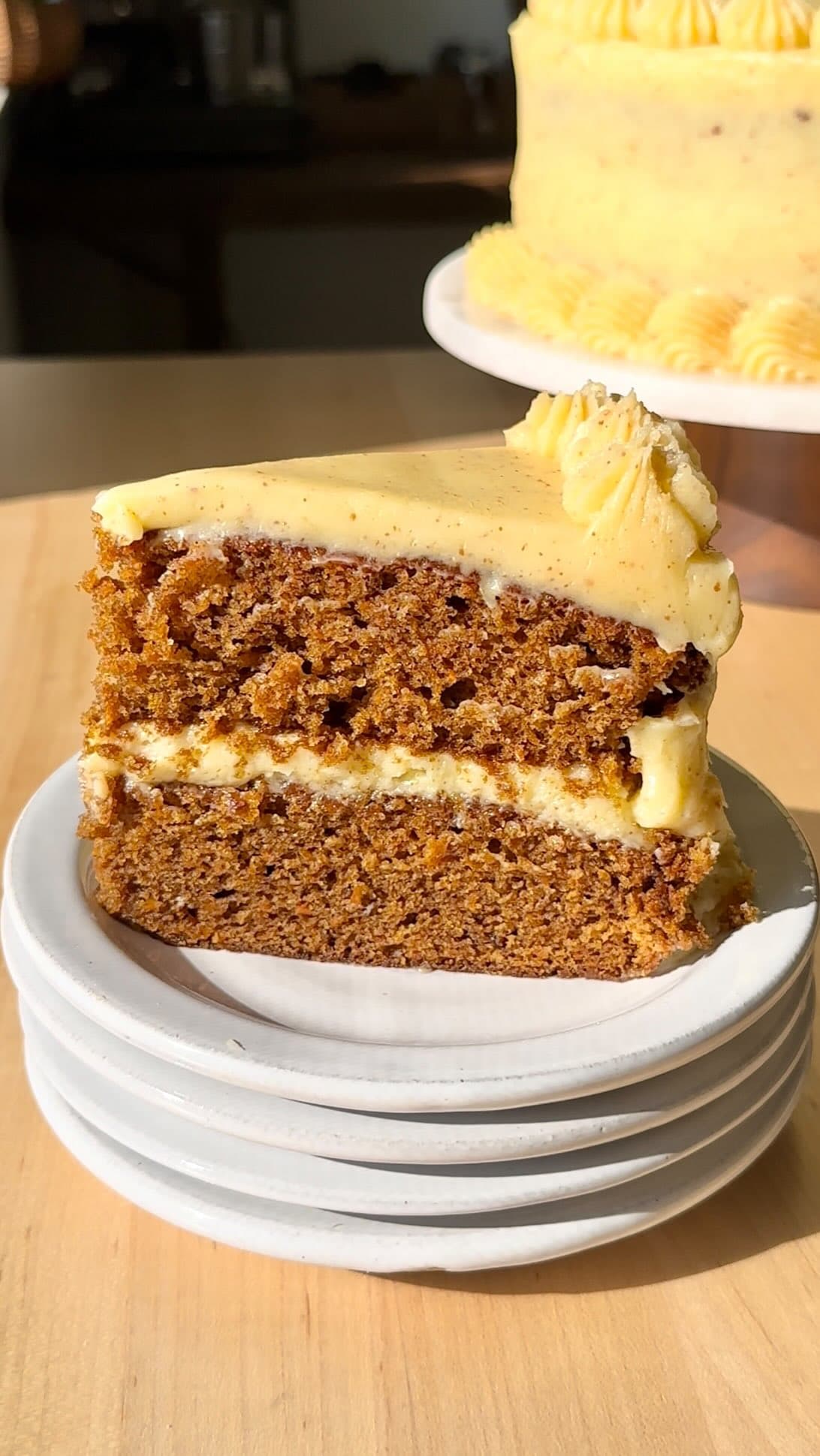 9-Inch Carrot Cake with Brown Butter Cream Cheese Frosting