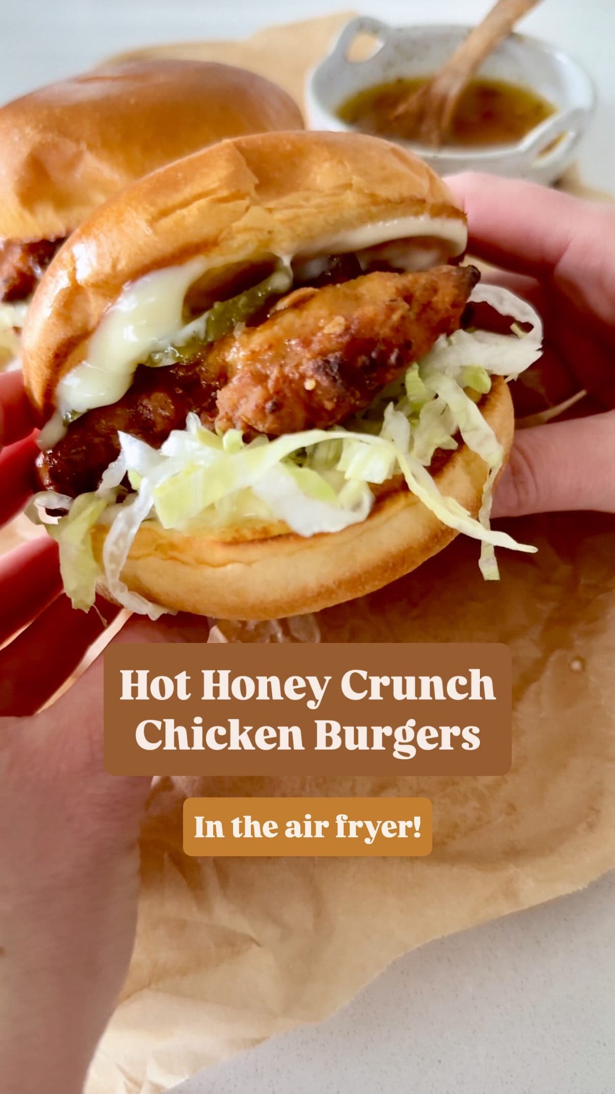 Hot Honey Crunch Chicken Burger