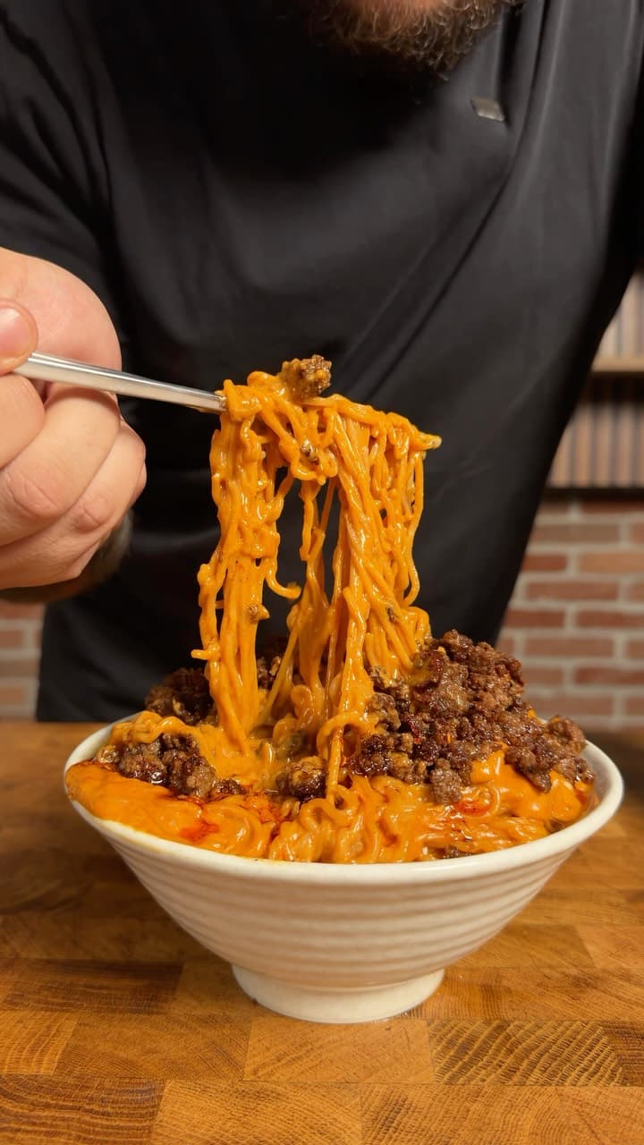 Noodles cremosi al cocco