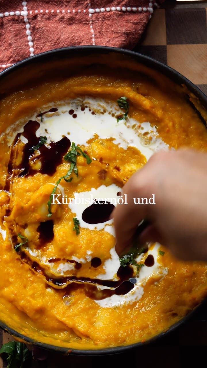Kürbis-Bohnenpfanne