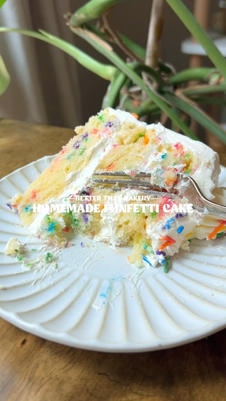 The BEST Funfetti Cake