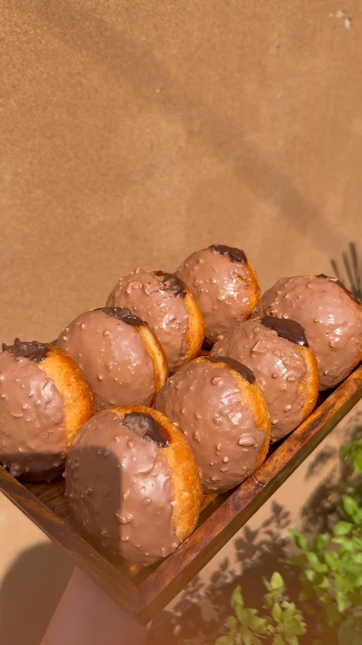 Classic Chocolate Doughnuts