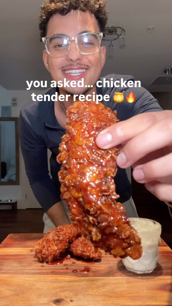 Pollo croccante al miele e chipotle con Cornflakes