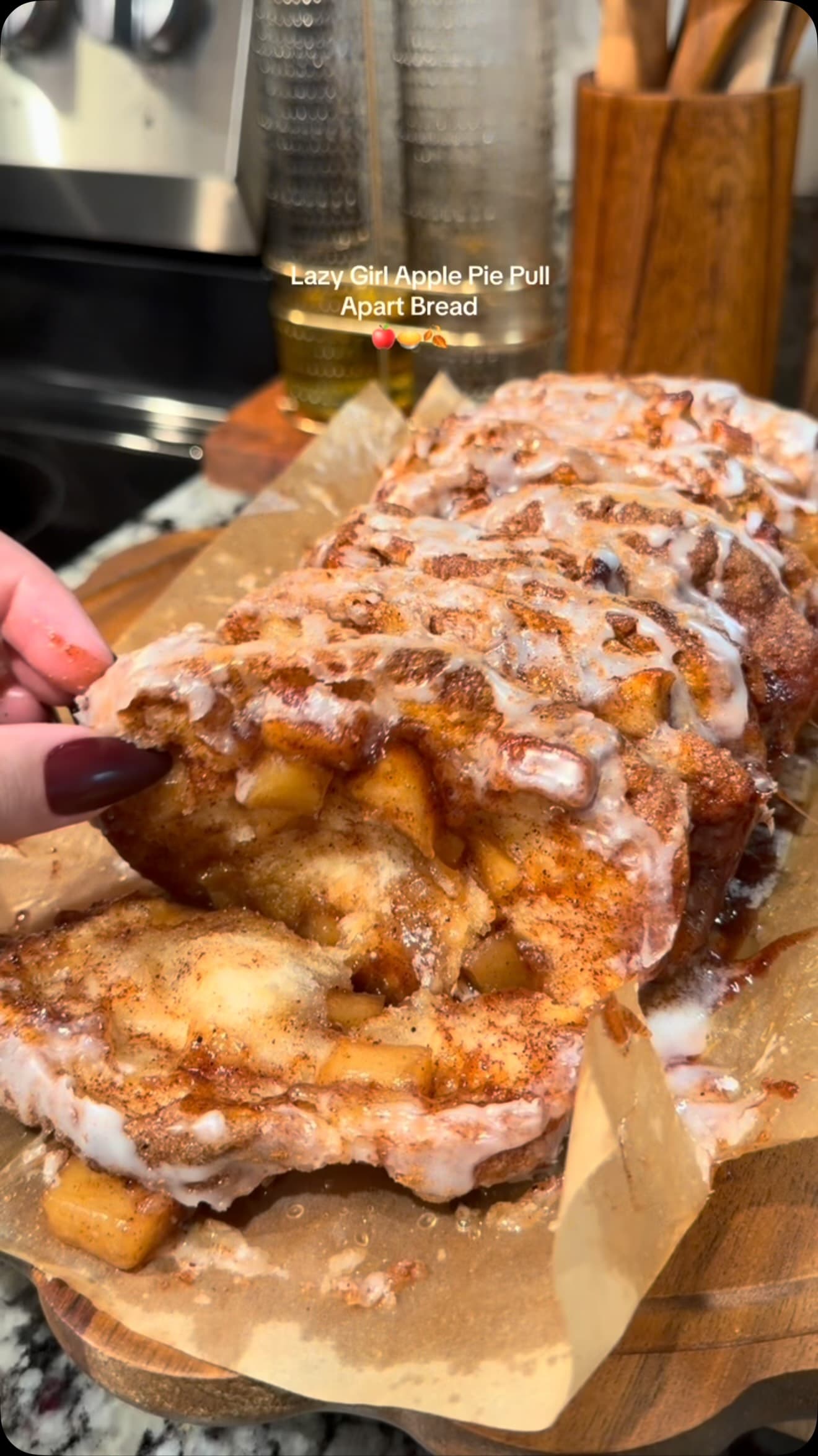 Apple Pie Pull-Apart Bread