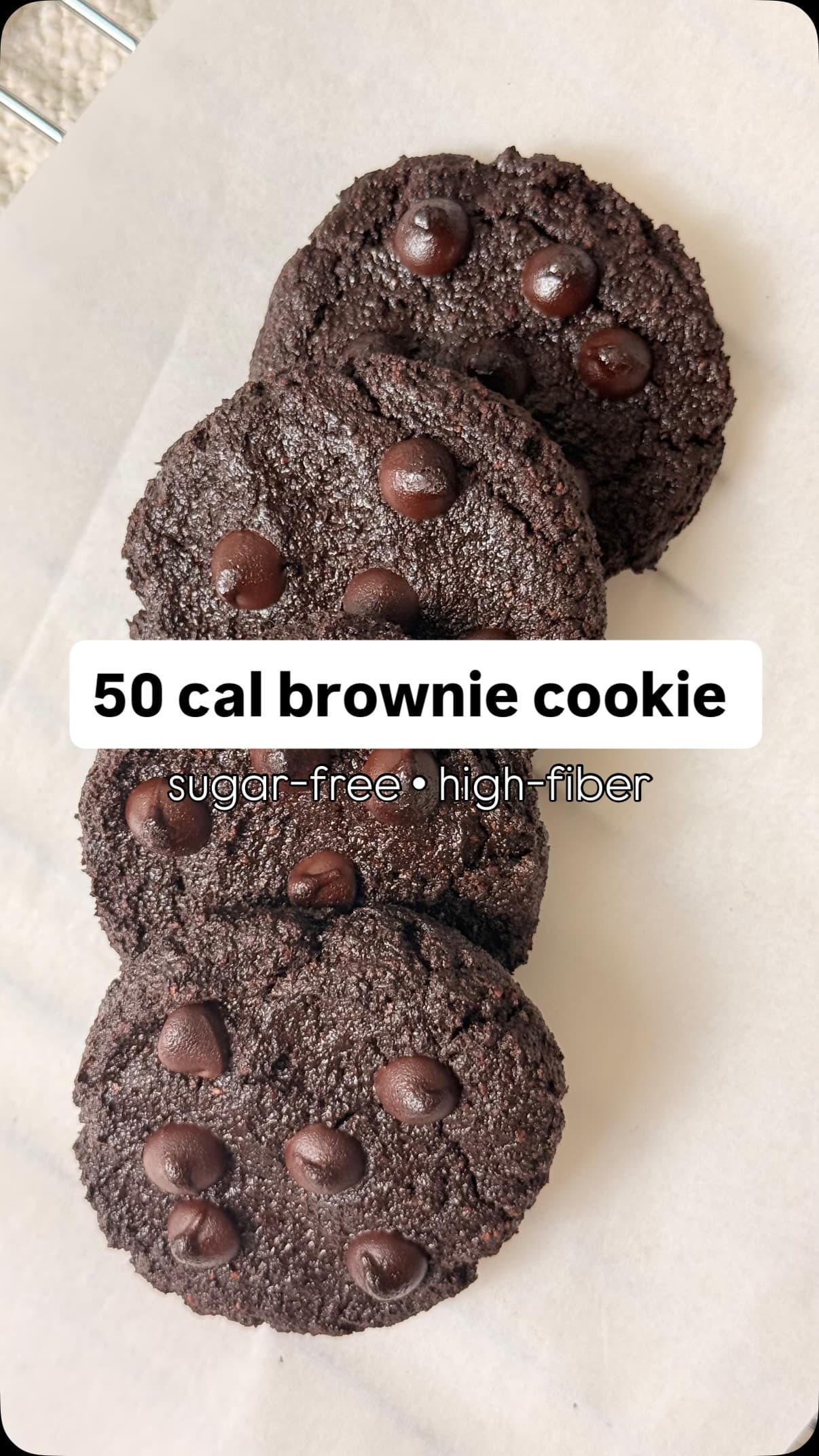 50 Calorie Brownie Cookies