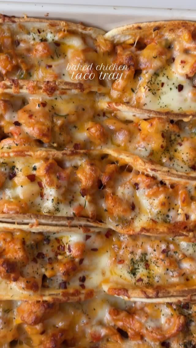 Baked Chicken Taco Tray