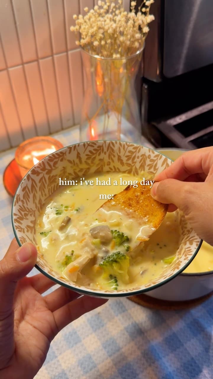 Flødebroccoli Cheddar Suppe