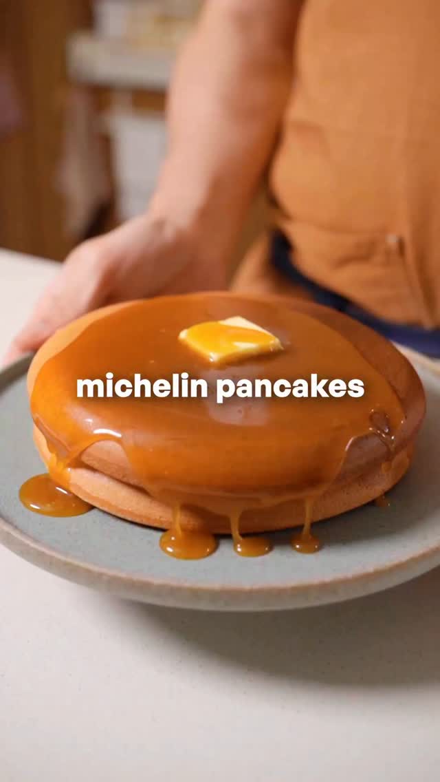 Michelin-Style Soufflé Pancakes with Honey Butter Glaze