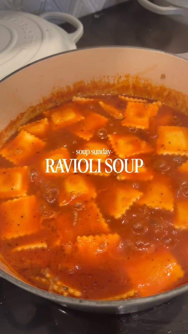 Ravioli Soup
