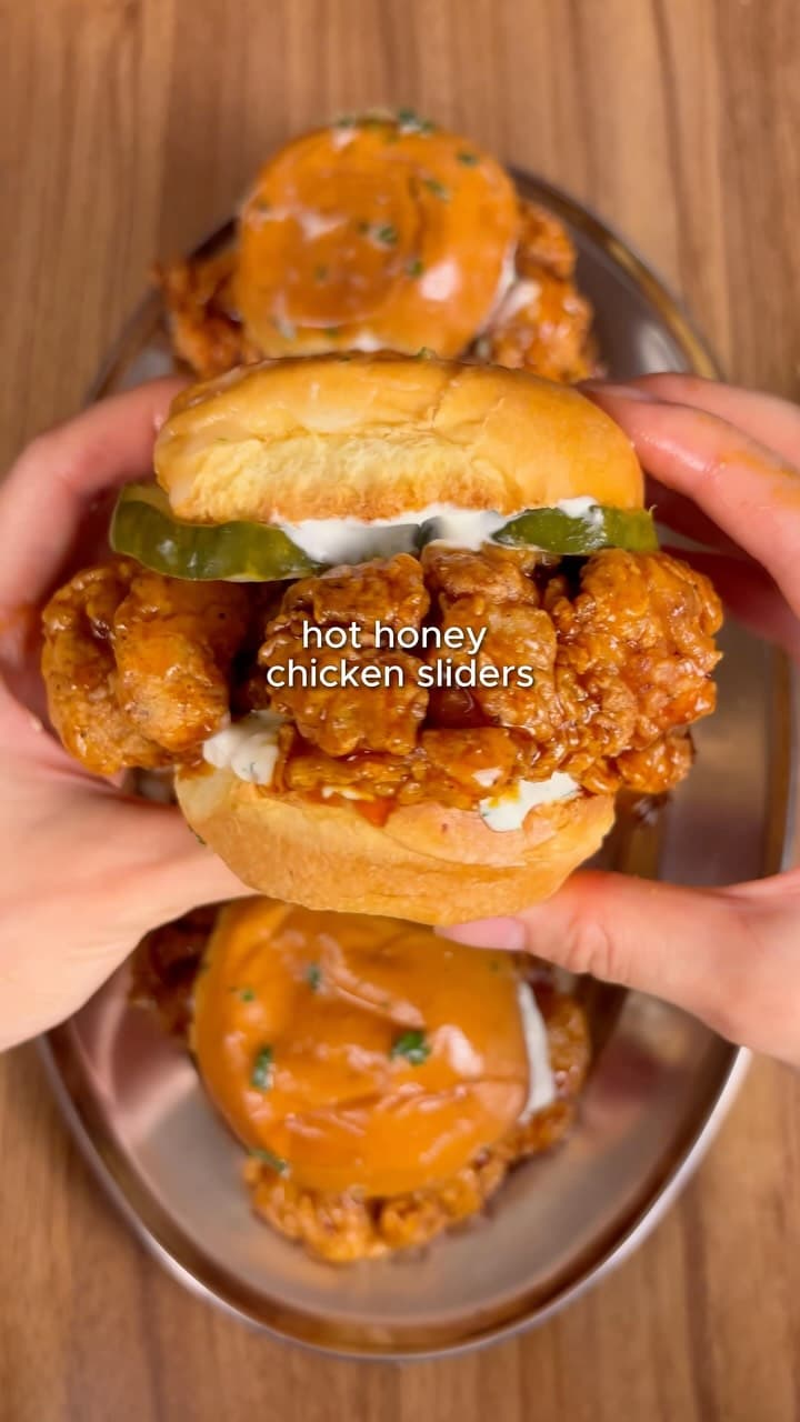 Hot Honey Chicken Sliders