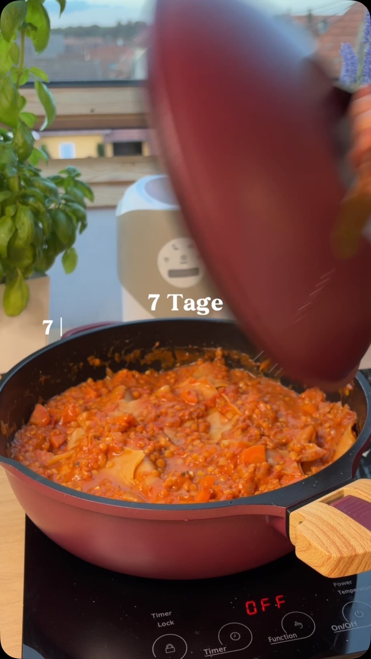 Cremige One-Pan-Linsen-Lasagne