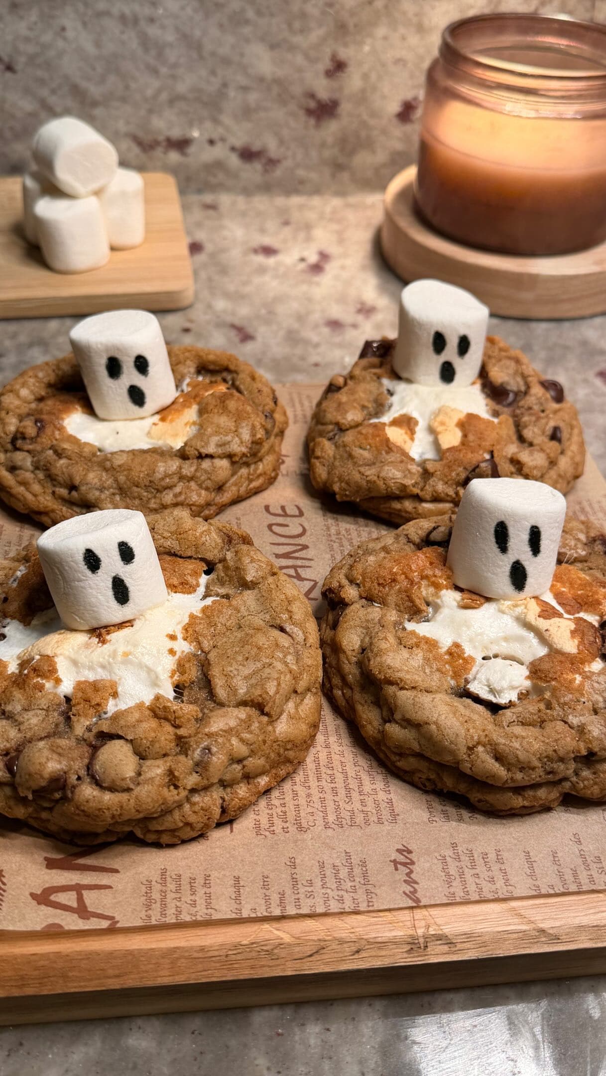 Spooky S'mores Cookies