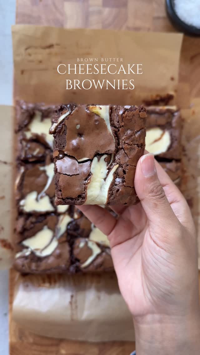 Brown Butter Cheesecake Brownie