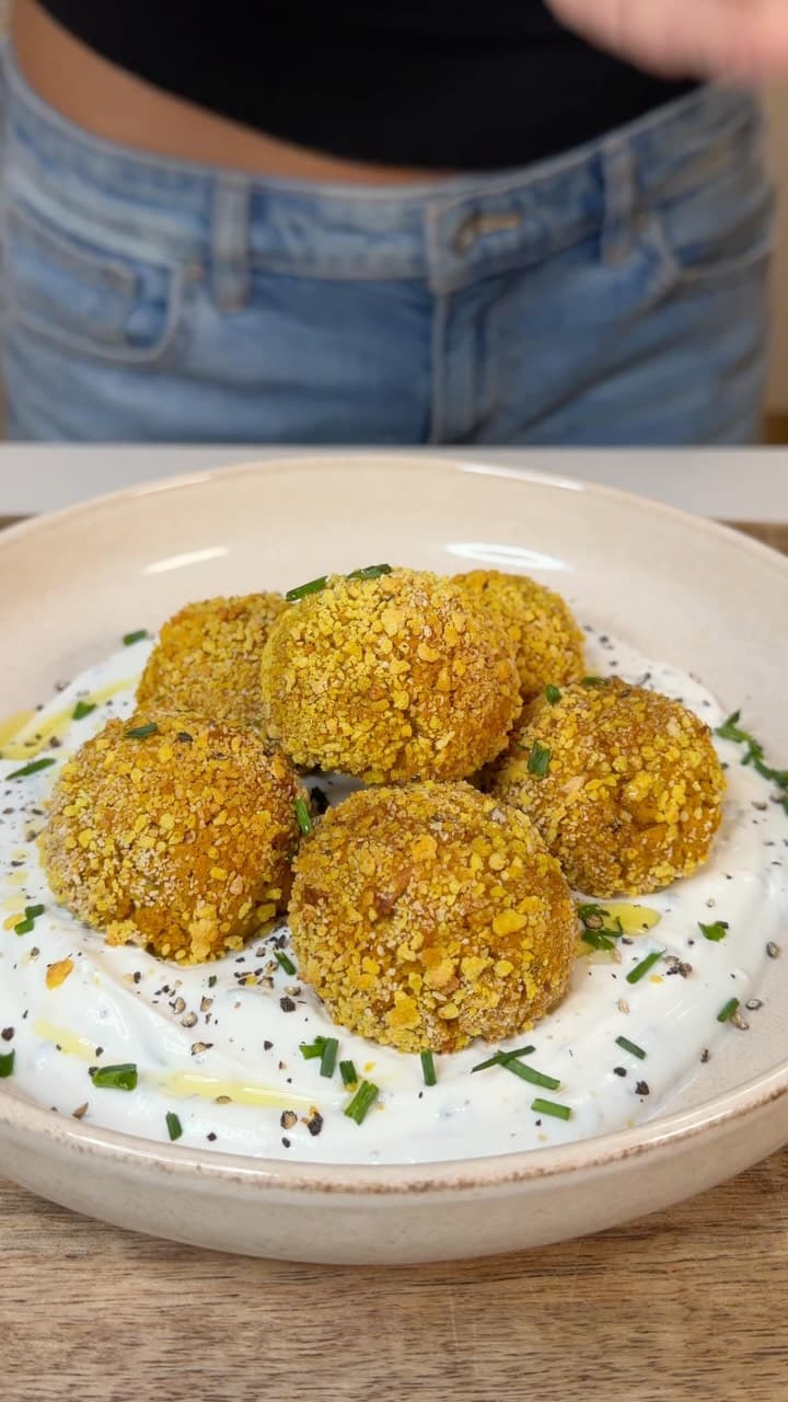 Polpette di zucca e ceci