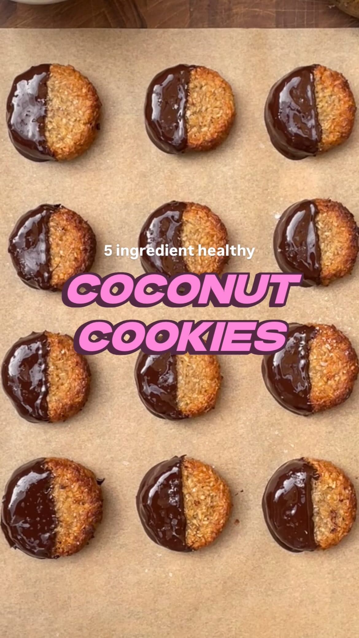 Kokostoppe - Galletas saludables de coco