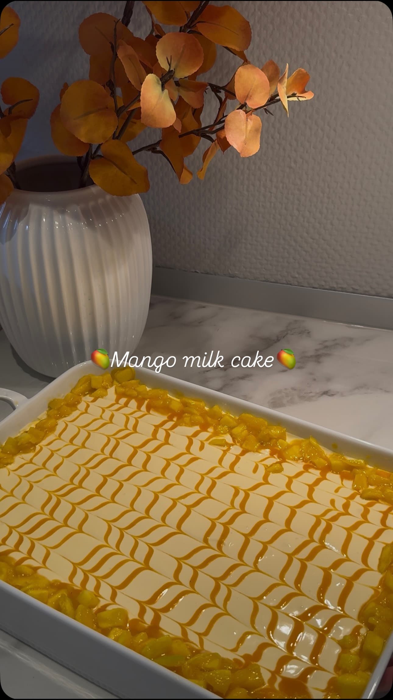 Mango Milk Cake