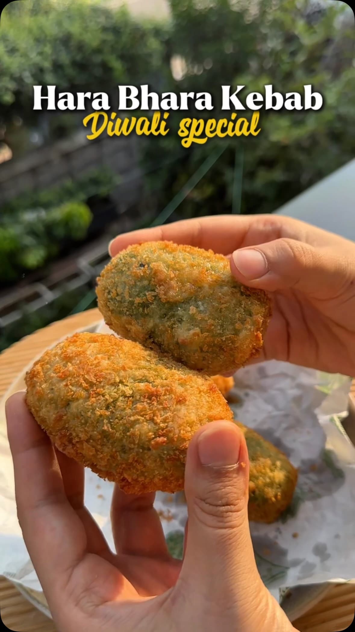 Hara Bhara Kebabs with a Cheesy Twist