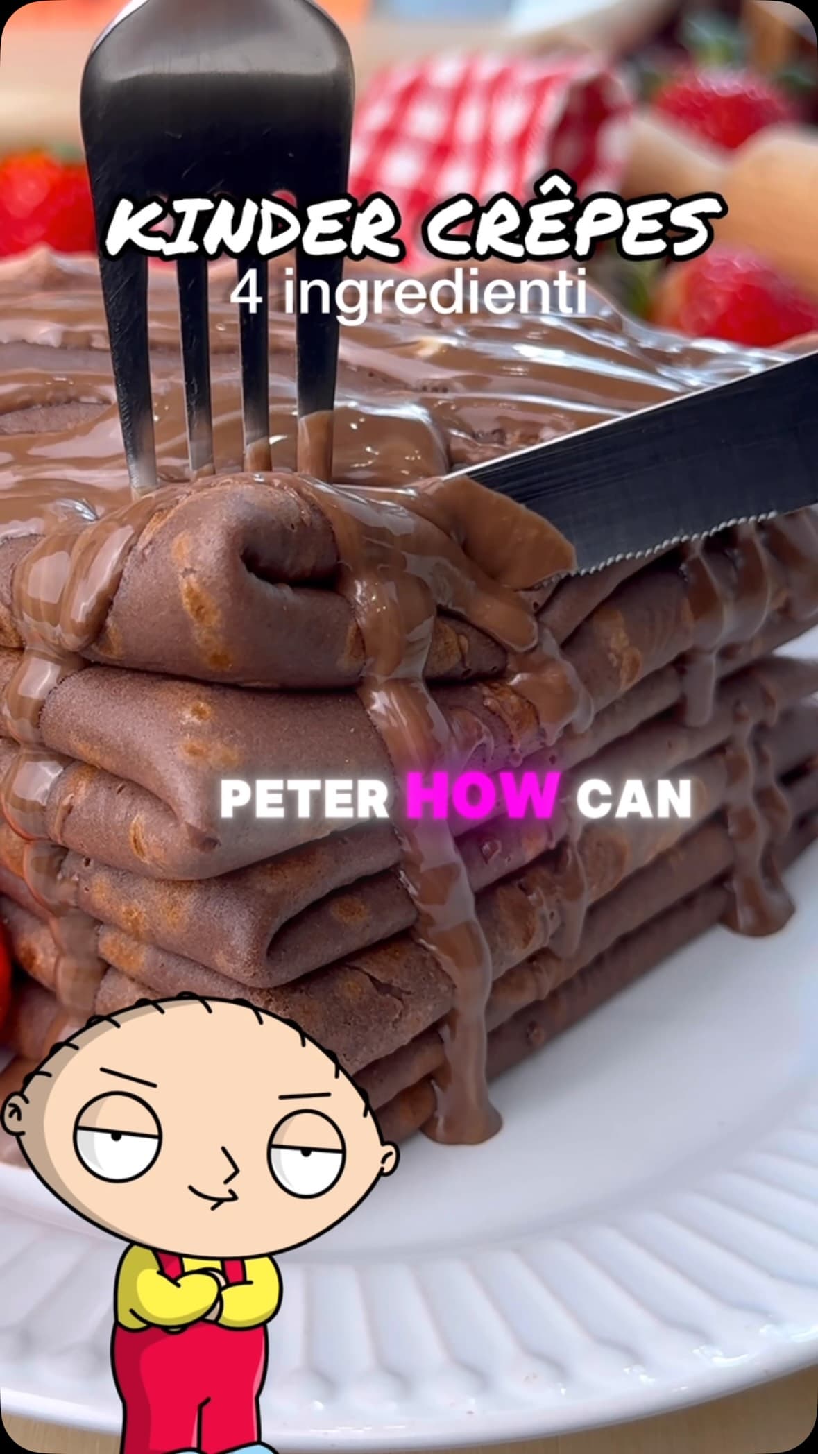 High Protein Kinder Crepes