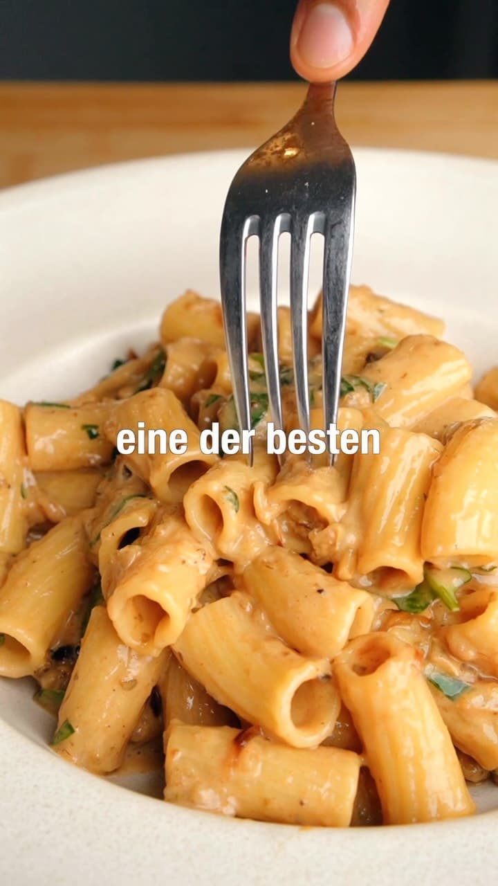 Cremige Karamell-Zwiebel-Pasta