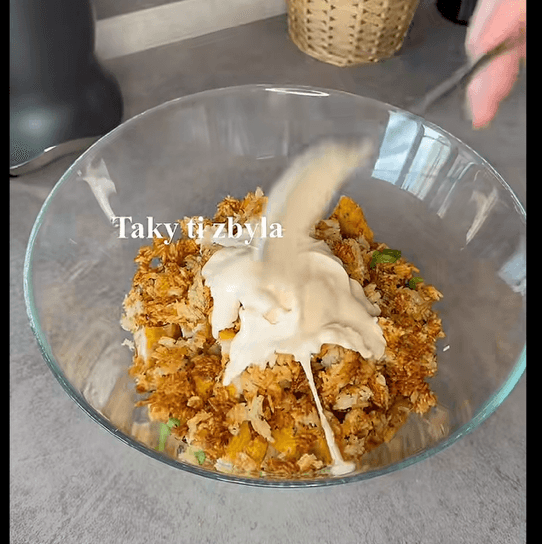 Crunchy Rice and Chicken Salad