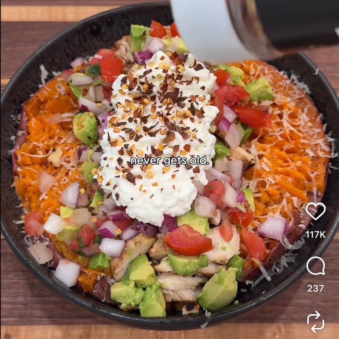Loaded Sweet Potato