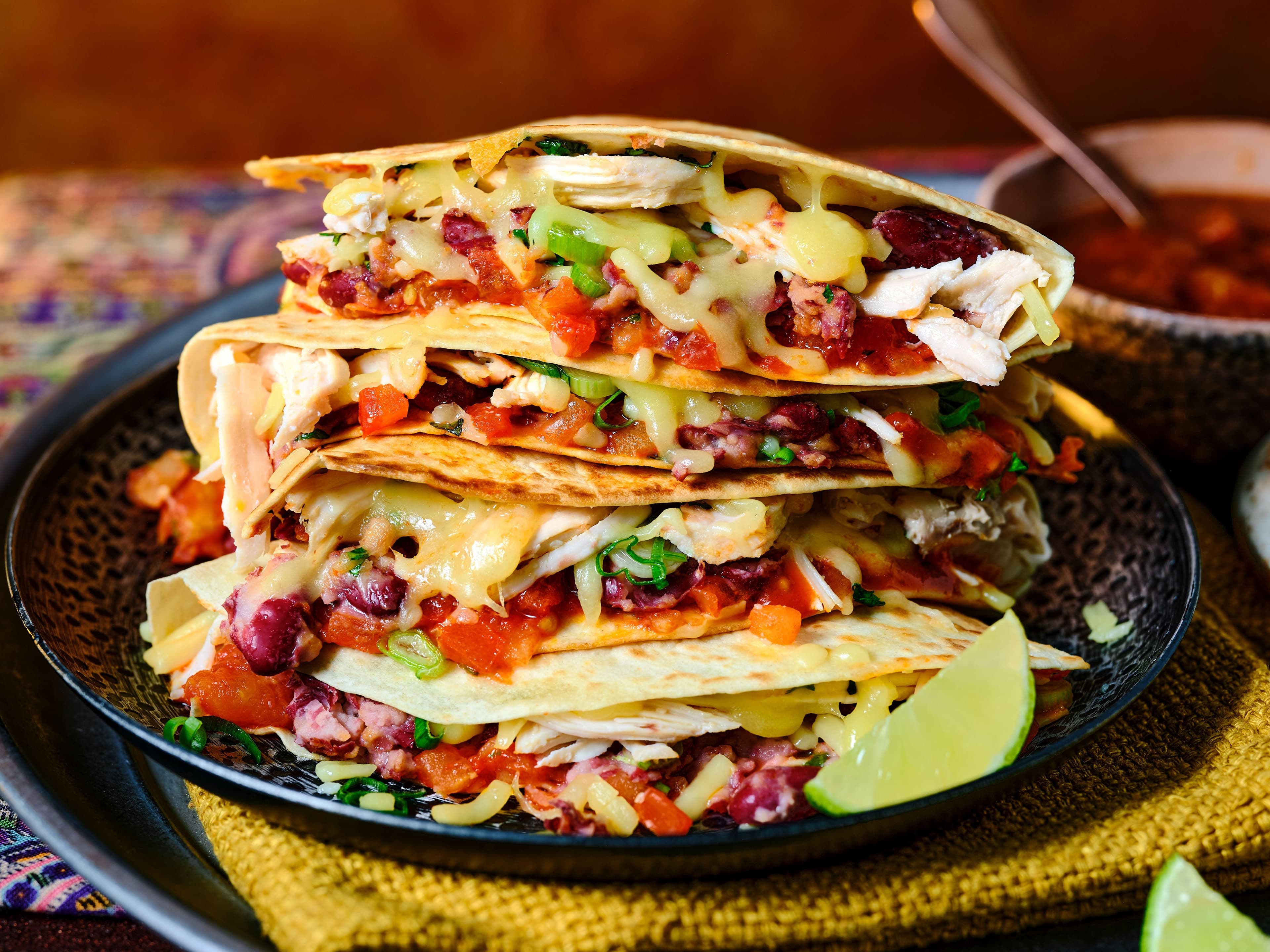 Cheesy Vegetable Quesadilla