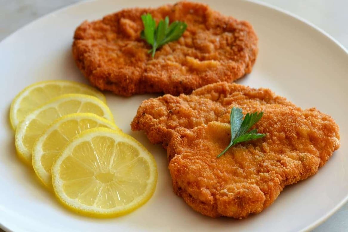 🇩🇪Schnitzel ( joelho de porco opcional)